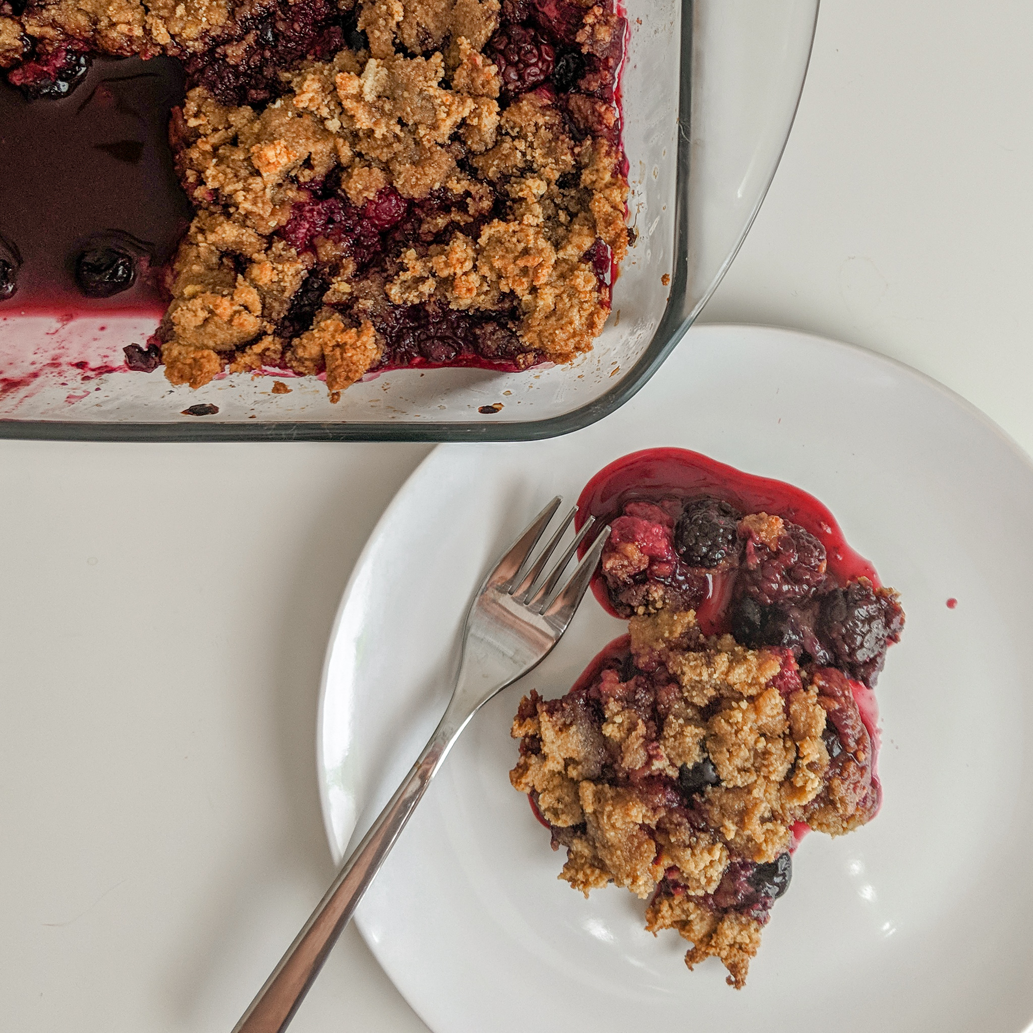 Mixed Berry Crumble (Gluten Free)
