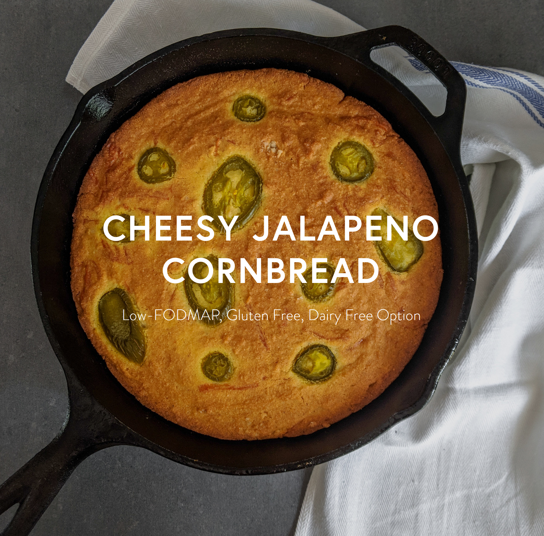Cheesy Jalapeno Cornbread (Gluten Free)
